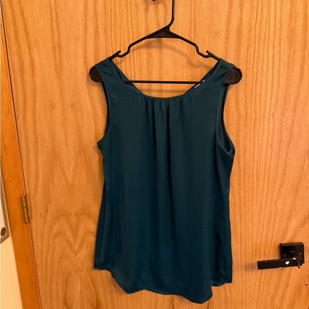 Teal Sleeveless Women's Top